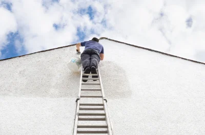 Peinture extérieure à la Villetelle — façades et ravalement